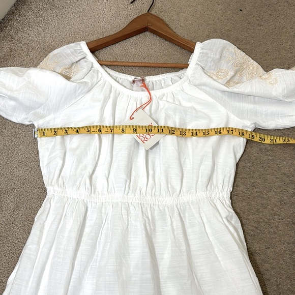 NWT White Summer Dress Size Medium/ Large - Picture 9 of 10